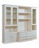 WALL ROOM DOOR TV CABINET WITH WHITE IVORY - codluis 1060
