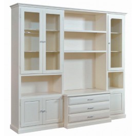WALL ROOM DOOR TV CABINET WITH WHITE IVORY - codluis 1060
