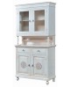 CRISTALLIERA 2 DOORS BASE + LIFT INTAGLITA COL WEISS ANTIKE - codluis 1075