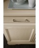 CREDENZA CRISTALLIERA COMPLETA COUNTRY PROVENZALE COL AVORIO - LEGNO MASSELLO
