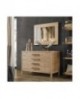 como cassettiera in legno di abete