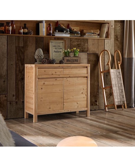 CREDENZA IN LEGNO DI ABETE come foto