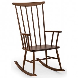 DONDOLO LEGNO ARTE POVERA COLORE NOCE