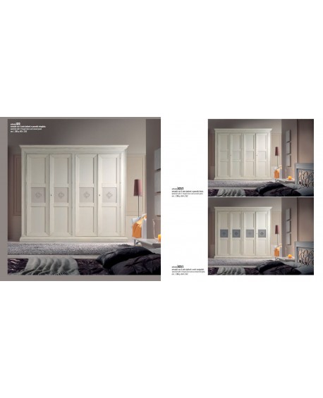 ARMADIO LEGNO MASSELLO L 286 P 66 H 252