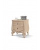 COMODINO IN LEGNO 2 CASSETTI CON DECORO  CHANTAL COLLECTION
