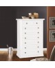 WEEKLY CHEST WOOD MATT WHITE - codluis 328