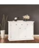 CREDENZA CREDENZINA LEGNO BIANCO OPACO - codluis 329