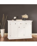 CREDENZA CREDENZINA LEGNO BIANCO OPACO - codluis 329