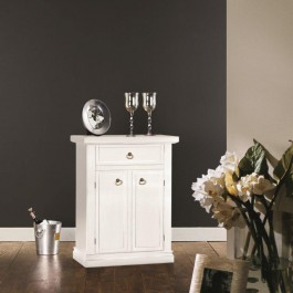 CREDENZA CREDENZINA LEGNO BIANCO OPACO - codluis 331