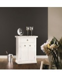 CREDENZA CREDENZINA LEGNO BIANCO OPACO - codluis 331