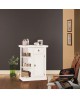 CREDENZA CREDENZINA LEGNO BIANCO OPACO - codluis 332