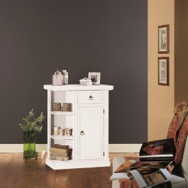 CREDENZA CREDENZINA LEGNO BIANCO OPACO - codluis 332