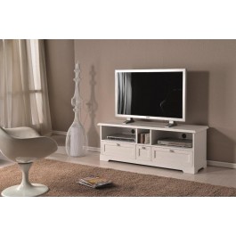 PORTA TV LEGNO MODERNO BIANCO LUCIDO- codluis 360