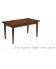 TAVOLO TANGANICA ALLUNGABILE + FASCIA 180X85 GAMBA SPILLO