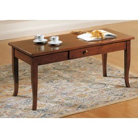 TAVOLINO RETTANGOLARE CON CASSETTO L.100 H.47 P.50