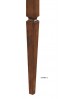 TAVOLO RETT. 170X90 ALL. NOCE CON INTARSIO GIGLIO E 2 ALL. DA 40 G.SCIABOLA N 6