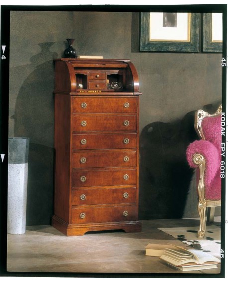 BUREAU A RULLO 7 CASSETTI L.56 H.123 P.41