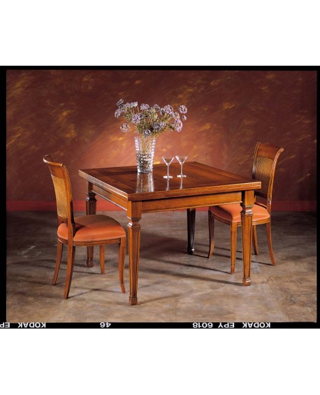TAVOLO RETT. ALL. IN NOCE CON FILETTO L.180 P.100
