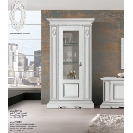 VETRINA 1 ANTA LEGNO MASSELLO ANTA DX O SX VARI COLORI