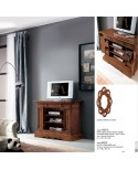EQUIPPED MOBILE TV STAND WOOD