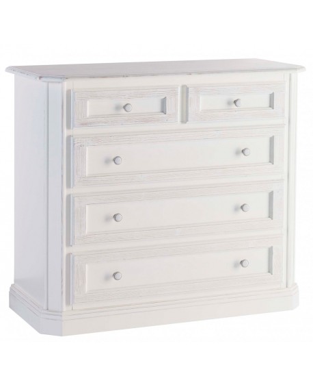 TRITTICO COMO E 2 COMODINI IN LEGNO DI ABETE VARI COLORI