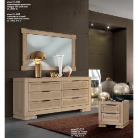 Comodino 2 cassetti L.45 P.45 H.45