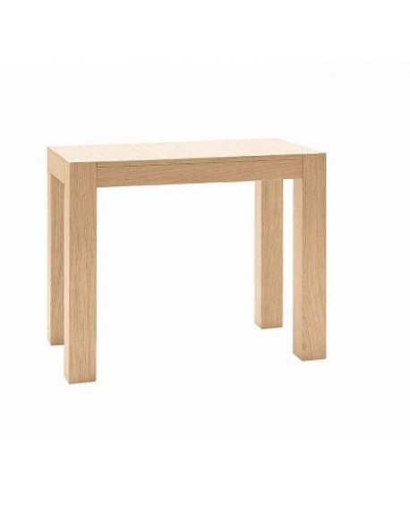 Consolle in rovere allungabile (con 5 allunghe cm.50)  L.90 H.76 P.50               Aperto L.300 H.76 P.90