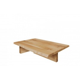 Tavolino con gambe in legno     L.120 H.32 P.80