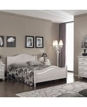 LETTO MATRIMONIALE LEGNO MASSELLO L 175 P 212 H 111/61 vari colori