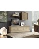 PORTA TV AD ANGOLO LEGNO MASSELLO 104X104 P115 H 48
