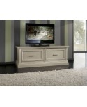 PORTA TV AD ANGOLO LEGNO MASSELLO 104X104 P115 H 48