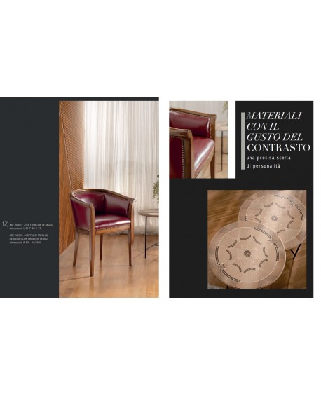 Poltroncina in faggio da tappezzare con gambe spillo