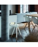 TAVOLINO PIANO VETRO TRASPARENTE45x45x46