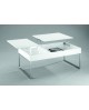 TAVOLINO PIANO APRIBILE BIANCO110x60x45