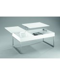 TAVOLINO PIANO APRIBILE BIANCO110x60x45