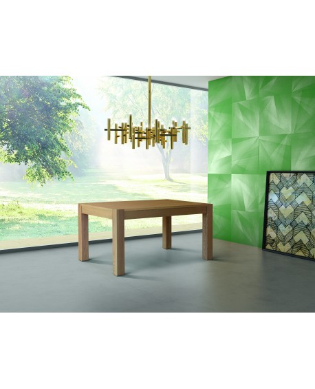 TAVOLO ALLUNGABILE ROVERE SPAZZOLATO T. NATURALE160x90x78