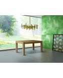 TAVOLO ALLUNGABILE ROVERE SPAZZOLATO T. NATURALE160x90x78