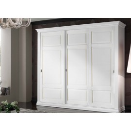 ARMADIO ANTE SCORREVOLI LEGNO MASSELLO VARI COLORI