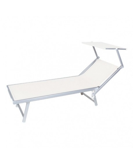 Lettino RIMINI BIANCO