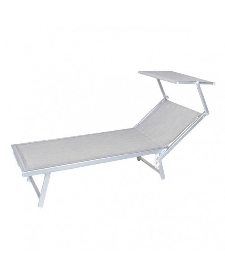 Lettino RIMINI GRIGIO MELANGE