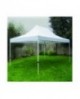 Gazebo pieghevole mercato 3 x 4,50 mt 
bianco copertura plastificata antipioggia