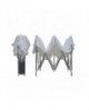 Gazebo pieghevole mercato 3 x 4,50 mt 
bianco copertura plastificata antipioggia