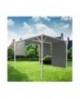 GAZEBO CUBO BIANCO 3x4 COMPLETO DI TELO