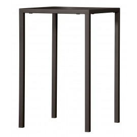 Tavolo in metallo Alto autolivellante colore  FANGO                     L.70 P.70 H.110