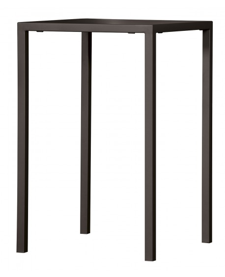 Tavolo in metallo Alto autolivellante colore  FANGO                     L.70 P.70 H.110