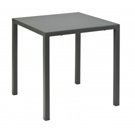 Tavolo in metallo autolivellante colore  BIANCO   L.80 P.80 H.75