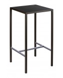 Sgabello in metallo colore  ANTRACITE   L.32 P.32 H.78
