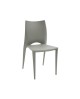 Sedia polipropilene colore Grigio    L.45 H.84 P.54 HS.45