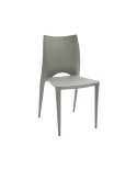 Sedia polipropilene colore Grigio    L.45 H.84 P.54 HS.45