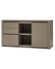 Credenza in Frassino una porta tre cassetti colore  CENERE                           L.152 H.82 P.48